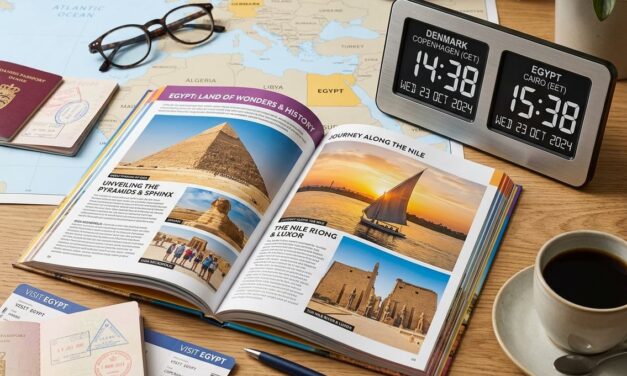 Guide til Egypten og tidsforskel fra Danmark