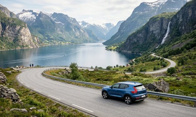 Kør-selv-ferie i Norge – ruter gennem fjorde og fjelde