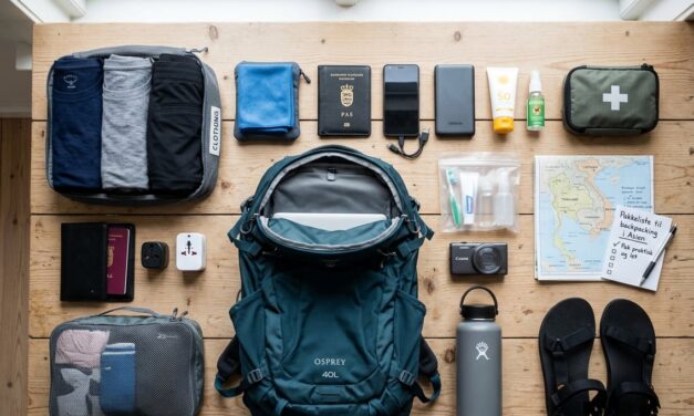 Pakkeliste til backpacking i Asien – pak praktisk og let