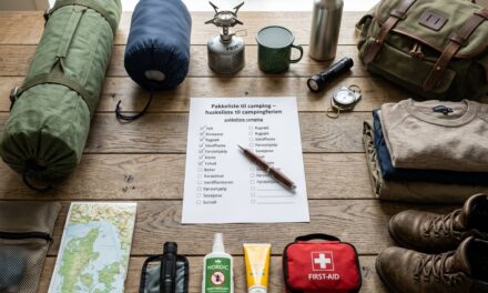 Pakkeliste til camping – huskeliste til campingferien
